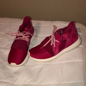 Adidas tubular defiant pink/white